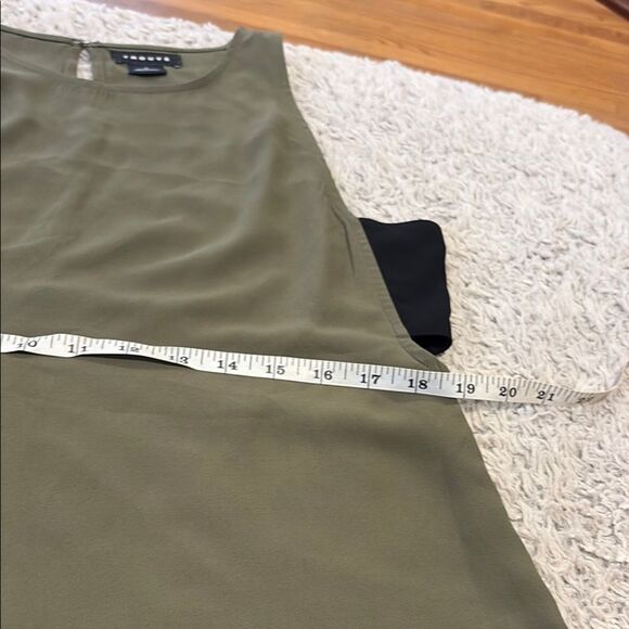 Trendy Olive Green Tank Top - Picture 5 of 6